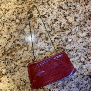 Red Leather Wallet/Small Bag/Clutch